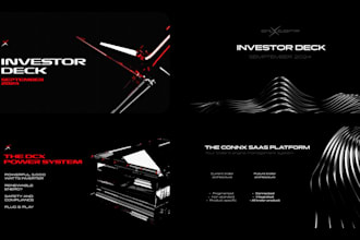 design a sleek modern presentation with custom 3d visuals