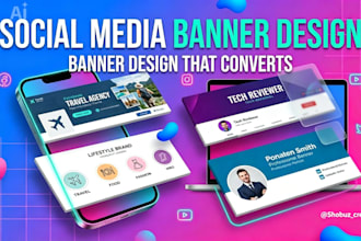 design high quality web banners and shopify store banners