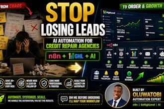 build ai credit repair automation with n8n and ghl