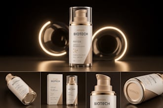 do supplement label design, peptide label design, product label design