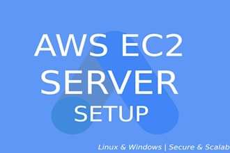 setup and manage your AWS ec2 server on linux or windows