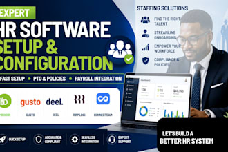 setup and configure your HR, onboarding, or scheduling software hr software
