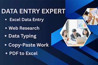 do fast typing work from PDF and handwritten notes to word or excel