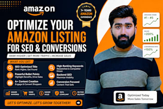 optimize your amazon listing for SEO and conversions