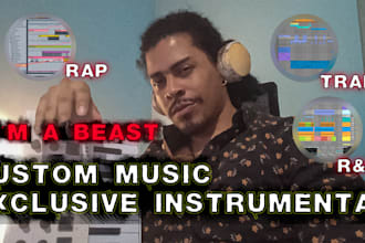 create an exclusive rap, rnb or trap beat