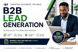 build targeted b2b lead generation and contact lists