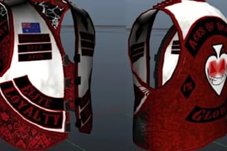make fivem kuttes custom fivem clothing kuttes mc mc vest biker clothing kuttes