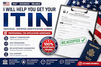 apply your itin individual taxpayer identification number as an irs caa