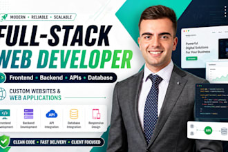 build website, website development, full stack developer, front end developer