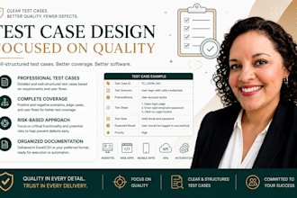 design professional QA test cases