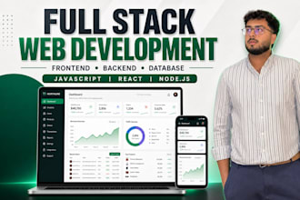 build a modern full stack responsive website