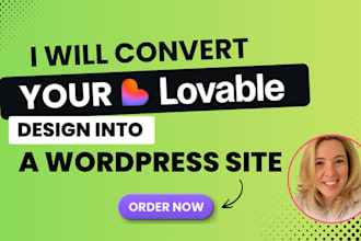 convert your lovable website to wordpress or shopify