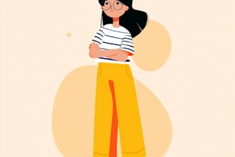flat vector character illustration for anything
