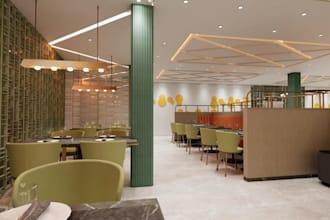 unique restaurant interior,high end lounge bar, functional space planning,skp 3d