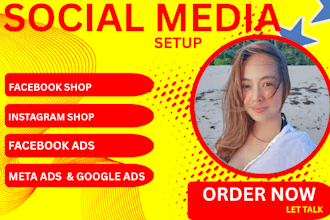 setup face book shop insta gram meta ads tiktok campaign manager face book ads