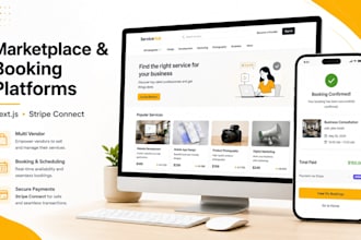 develop multi vendor marketplace booking with stripe connect