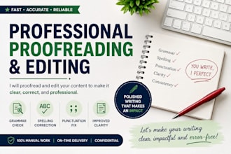 proofread and edit your content
