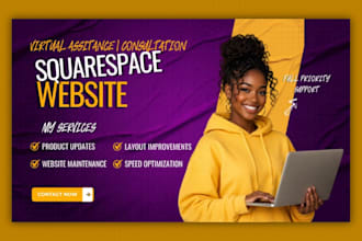 be your squarespace wix virtual assistant consultant for website help support