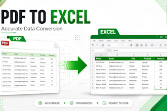 convert PDF and image to excel spreadsheet