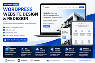redesign your wordpress website for a modern, fast and high converting look