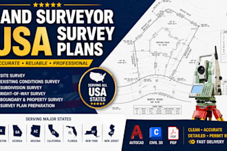 create land survey plan existing conditions plans for washington georgia permit