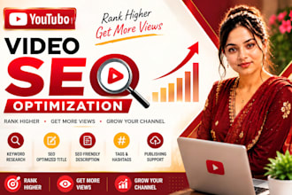be your youtube video SEO expert and channel manager