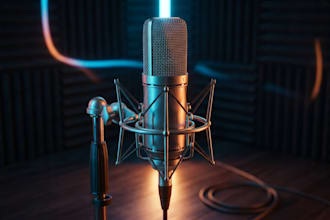 record a cinematic deep voice over for youtube documentary