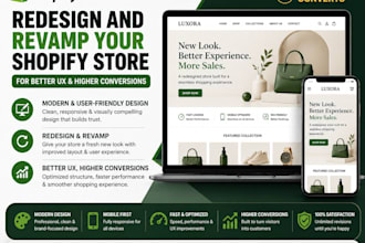 redesign revamp UI UX conversion optimization