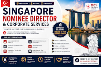 provide singapore nominee director, company secretary and corporate services