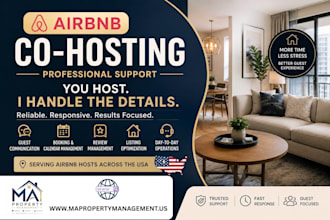 be your airbnb co host and manage guest communication