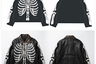 make 3d clothing fashion mockup, from your 2d idea
