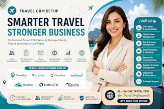 setup travel CRM traveljoy travefy clientbase wetravel sembark hellogtx traviyo