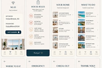 create a professional airbnb welcome guide for your guests
