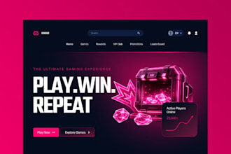 develop tournament website, esport website, tournament, gaming website