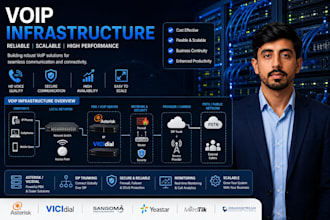 configure voip, vicidial, asterisk, switches and network infrastructure