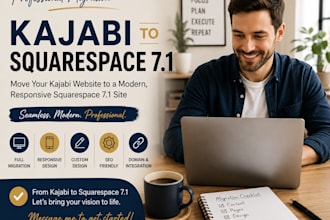 migrate kajabi to squarespace  professionally