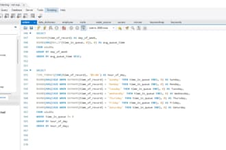 solve sql queries, database design, erd