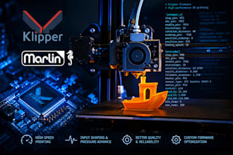build, configure and optimize marlin or klipper firmware for your 3d printer