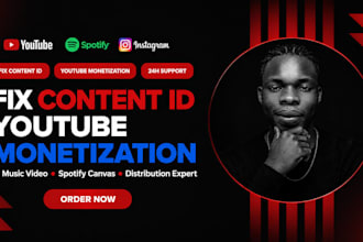 do ai music video distribution, you tube monetization, fix youtube content id