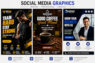 professional social media graphics
