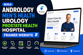 build andrology surgical oncology urology prostate hospital framer website