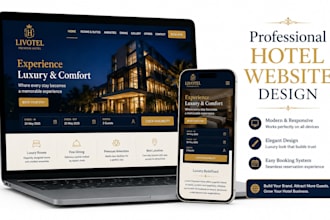 design a professional website for your hotel or resort
