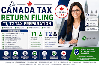 do canada tax return filing t1, t2 tax preparation