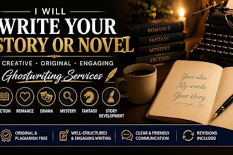 ghostwrite engaging fiction and romance stories for you