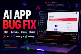 fix bugs and errors in your ai generated web app