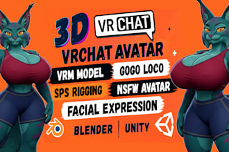 make furry vrm model vrc avatar vr character vrchat avatar vtuber model vr model