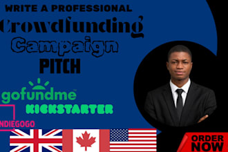 write a compelling crowdfunding campaign pitch and story