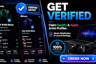 artist profile claiming, verification spotify, apple music, amazon music, deezer