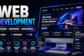 redesign a modern, professional and responsive websit