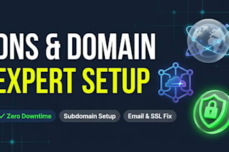 transfer domain, setup dns, and connect custom subdomain with zero downtime